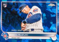 2022 Topps Chrome Update Sapphire Edition #8 Seiya Suzuki Baseball Card