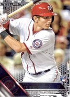 2016 Topps #103 Trea Turner Black Baseball Card