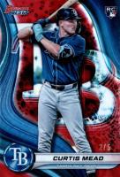 2024 Bowman's Best #64 Curtis Mead Red Lava Baseball Card