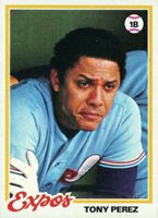 1978 Topps #15 Tony Perez Baseball Card