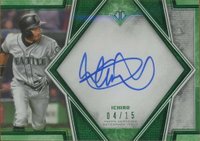 2019 Topps Transcendent Framed Transcendent Autographs #I Ichiro Variation-Emerald Baseball Card
