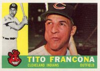 1960 Topps #30 Tito Francona Baseball Card