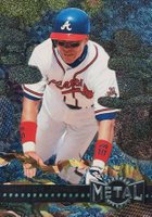 1996 Metal Universe #129 Chipper Jones Baseball Card