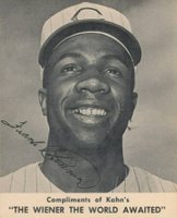 1960 Kahn's Wieners # Frank Robinson Baseball Card