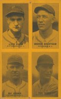 1931 Exhibits 4 on 1 # Grantham/Kremer/Waner/Waner Baseball Card