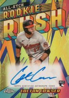 2024 Topps Chrome Chrome All Etch Rookie Rush Autographs #CC Colton Cowser Baseball Card