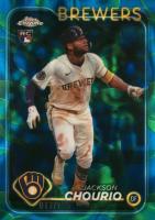 2024 Topps Chrome Update #USC18 Jackson Chourio Blue/Green Lava Lamp Baseball Card