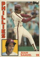 1984 Topps Traded #105T Juan Samuel Baseball Card