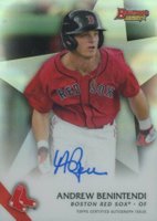 2015 Bowman's Best Best of 2015 Autographs #ANB Andrew Benintendi Refractor Baseball Card