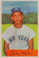 1954 Bowman #145b Billy Martin .985/.983 Field Avg. Baseball Card