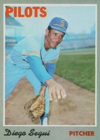 1970 Topps #2 Diego Segui Baseball Card