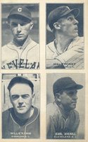 1935 Exhibits Four-on-one # Averill/Harder/Kamm/Trosky Baseball Card