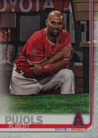 2019 Topps #437 Albert Pujols Red Shirt Baseball Card
