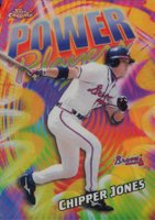 2000 Topps Chrome Power Players #P15 Chipper Jones Refractor Baseball Card