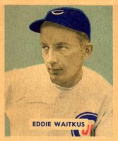 1949 Bowman #142 Eddie Waitkus Baseball Card