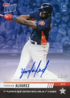2019 Topps Now #382A Yordan Alvarez Autograph Baseball Card