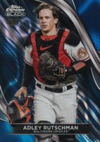 2024 Topps Chrome Black #4 Adley Rutschman Blue Lava Baseball Card