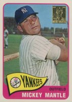1996 Topps Mantle Reprint #15 1965 Topps Reprint Baseball Card