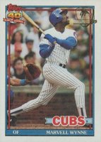1991 Topps Desert Shield #714 Marvell Wynne Baseball Card