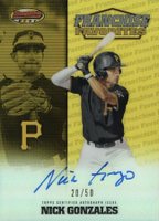 2020 Bowman's Best 2000 Franchise Favorites #FFANG Nick Gonzales Gold Refractor Baseball Card