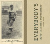 1916 Everybody's #64 Chic Gandil Baseball Card