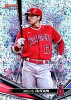 2022 Bowman's Best #25 Shohei Ohtani Mini Diamond Refractor Baseball Card