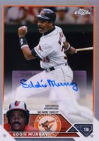 2023 Topps Chrome Update Chrome Legends Autograph #EMU Eddie Murray Baseball Card