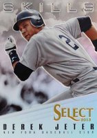 2013 Panini Select Skills #SK3 Derek Jeter Prizm Baseball Card