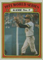 1972 Topps #229 World Series Game 7 Baseball Card