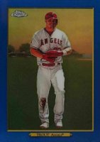 2020 Topps Turkey Red Chrome #TRC46 Mike Trout Blue Baseball Card