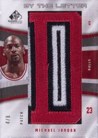 2006 SP Game Used By the Letter #MJ Michael Jordan Basketball Card