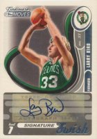 2006 Topps Trademark Moves Signature Swish #SSW14 Larry Bird Basketball Card