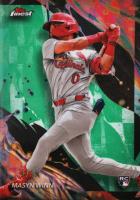 2024 Topps Finest #143 Masyn Winn Green Refractor Baseball Card