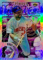1996 Finest #79 Kirby Puckett Refractor Baseball Card