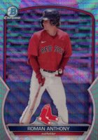 2023 Bowman Chrome Prospects #BCP220 Roman Anthony Aqua/Pink Vapor Baseball Card