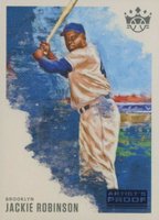 2020 Panini Diamond Kings #27 Jackie Robinson Artist Proof Blue Baseball Card