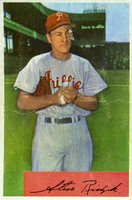 1954 Bowman #223 Steve Ridzik Baseball Card
