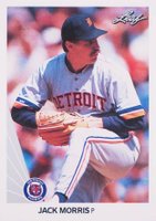 1990 Leaf #482 Jack Morris Baseball Card