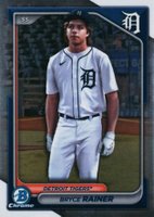 2024 Bowman Draft #BDC86 Bryce Rainer Chrome-Image Variation Baseball Card