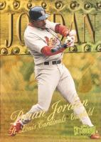 1999 Metal Universe #163 Brian Jordan Precious Metal Gems Baseball Card