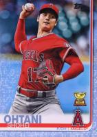 2019 Topps #600 Shohei Ohtani Father's Day Blue Baseball Card