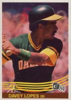 1984 Donruss #400 Davey Lopes Baseball Card