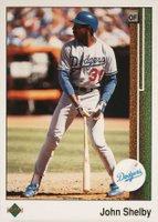 1989 Upper Deck #75 John Shelby Baseball Card
