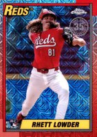 2025 Topps Silver Pack 1990 Chrome Promo #29 Rhett Lowder Baseball Card