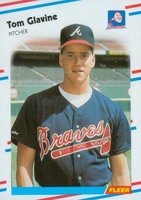 1988 Fleer #539 Tom Glavine Baseball Card