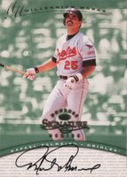 1997 Donruss Signature Millennium Marks # Rafael Palmeiro Baseball Card