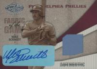 2004 Leaf Certified Materials Fabric of the Game #FG79 Mike Schmidt Autograph Baseball Card