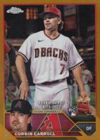 2023 Topps Chrome Update #USC220 Corbin Carroll Gold Refractor Baseball Card