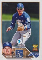 2023 Topps 1st Edition #7 Bobby Witt Jr Baseball Card