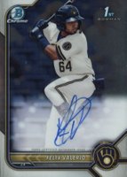 2022 Bowman Chrome Prospect Autographs #CPAFV Felix Valerio Baseball Card